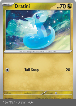 S&V - OBF - 157 - Dratini - COMMON - Normal