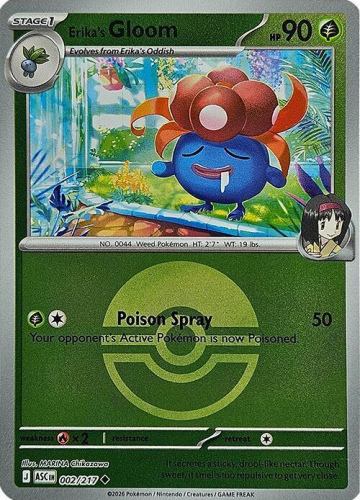 Meg - ASC - 2 - Erika's Gloom - UNCOMMON - Poké Ball