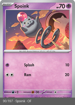 S&V - OBF - 90 - Spoink - COMMON - Normal