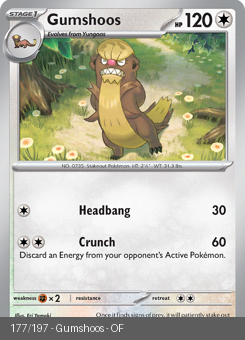 S&V - OBF - 177 - Gumshoos - UNCOMMON - Normal