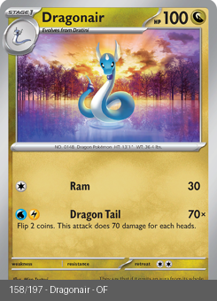 S&V - OBF - 158 - Dragonair - UNCOMMON - Normal