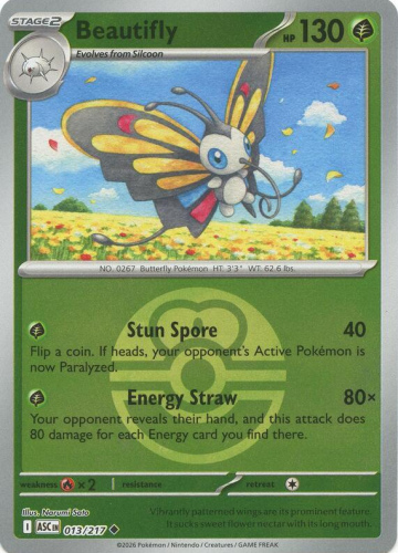 Meg - ASC - 13 - Beautifly - UNCOMMON - Love Ball