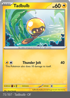 S&V - OBF -Tadbulb 75/197 Reverseholofoil