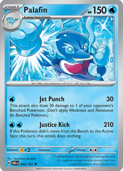 S&V - OBF - 62 - Palafin - RARE - Holofoil