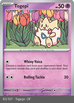 S&V - OBF - 83 - Togepi - COMMON - Normal