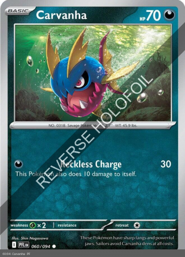 Meg - PFL - 60 - Carvanha - COMMON - Reverse Holo