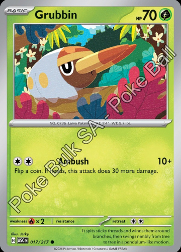 Meg - ASC - 17 - Grubbin - COMMON - Quick Ball