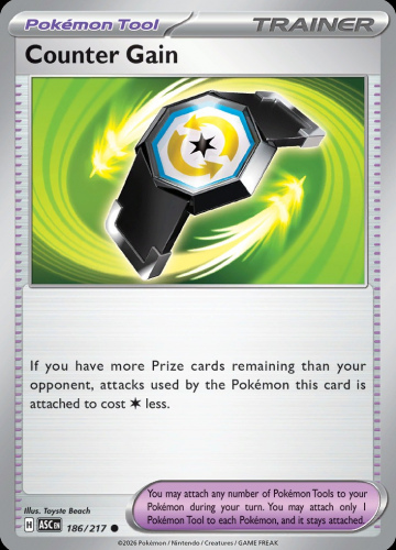 MEG ASC: Counter Gain 186/217