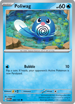S&V - MEW (151) - 60 - Poliwag - COMMON - Normal