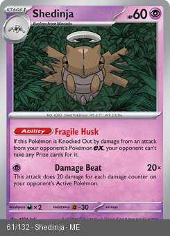 Meg - MEG - 61 - Shedinja - UNCOMMON - Normal