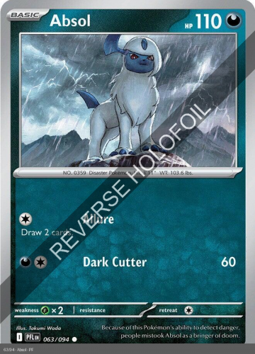 Meg - PFL - 63 - Absol - COMMON - Reverse Holo