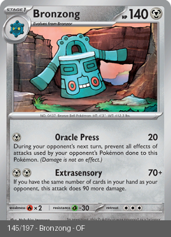 S&V - OBF - 145 - Bronzong - UNCOMMON - Normal