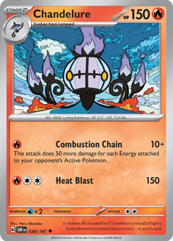 S&V - OBF - 38 - Chandelure - UNCOMMON - Normal