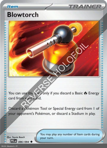 Meg - PFL - 86 - Blowtorch - UNCOMMON - Reverse Holo