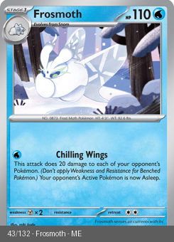 Meg - MEG - 43 - Frosmoth - UNCOMMON - Normal